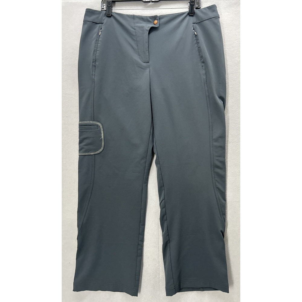 Title Nine Genie Outdoor Gorpcore Hiking Pants Gray Size 14 Cargo Stretch